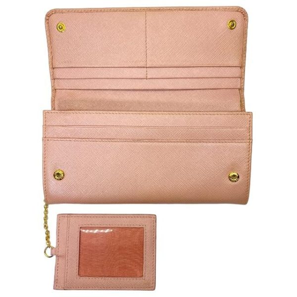 imgrc0115742206 Prada Wallet Long Wallet Bifold Leather Pink