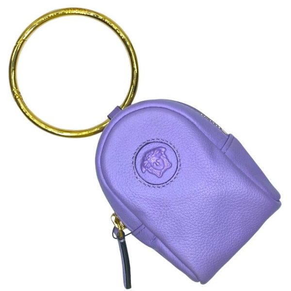 imgrc0116083584 Versace Medusa Purple Bag Leather Pouch Charm