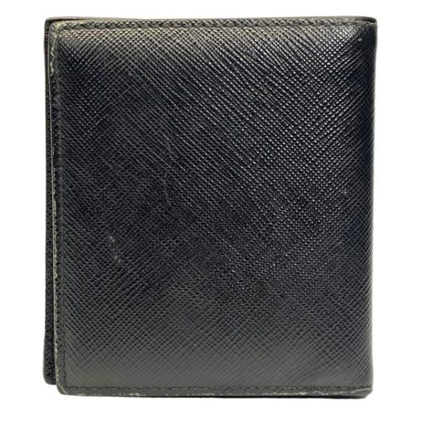 imgrc0116107986 Prada Wallet Bifold Folding Leather Blue Black