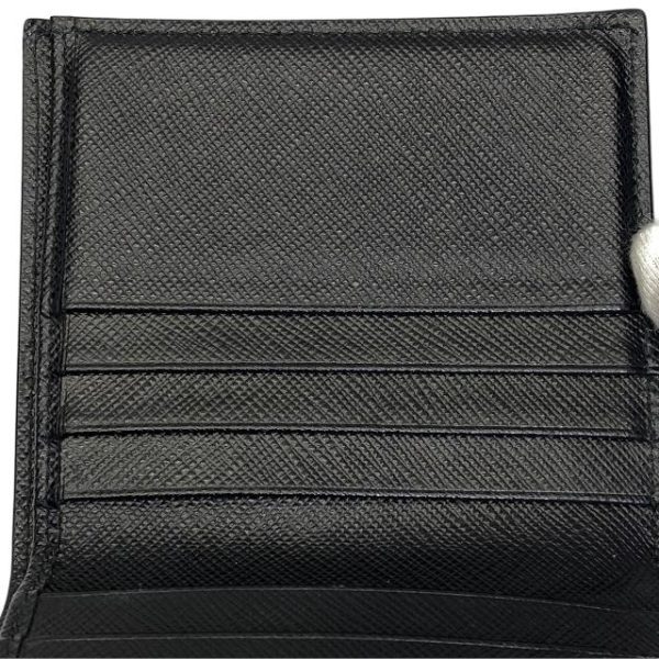 imgrc0116107992 Prada Wallet Bifold Folding Leather Blue Black