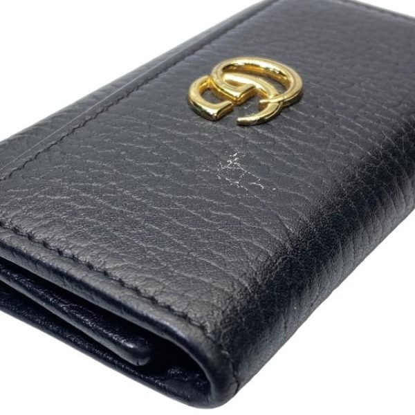 imgrc0116155845 Gucci Marmont Key Case Black