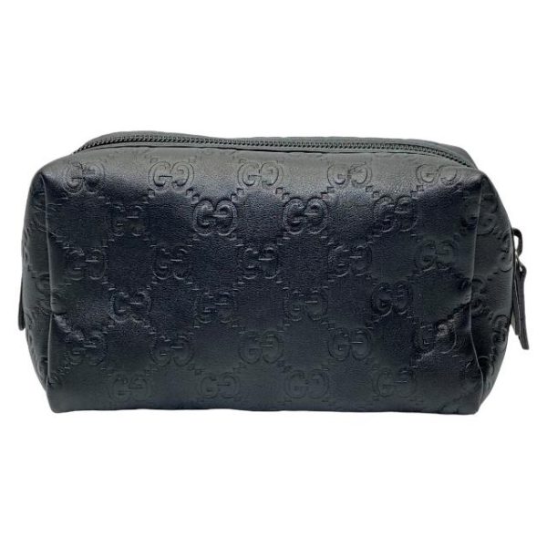 imgrc0116333797 Gucci Cosmetic Pouch Leather Black