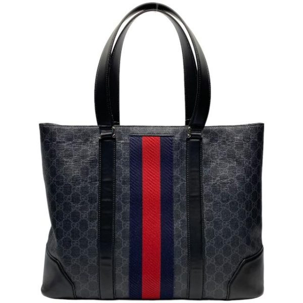 imgrc0116442210 Gucci Sherry Line Tote Bag Black