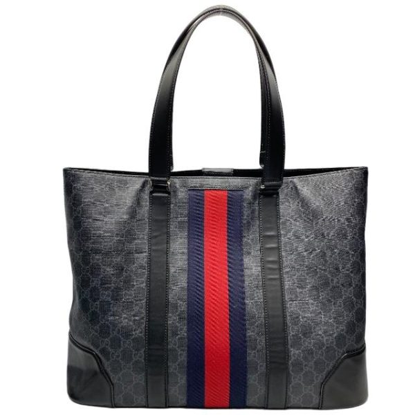 imgrc0116442212 Gucci Sherry Line Tote Bag Black