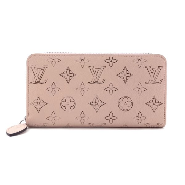 imgrc0118120998 Louis Vuitton Monogram Mahina Wallet Long Round Zipper Rose