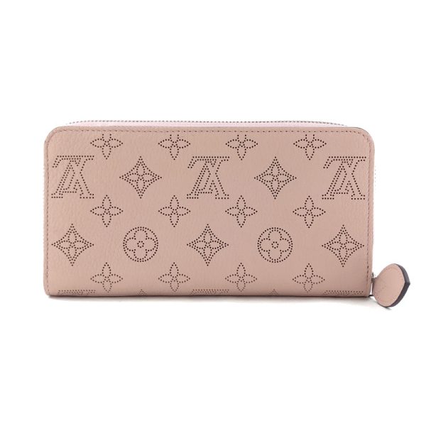 imgrc0118120999 Louis Vuitton Monogram Mahina Wallet Long Round Zipper Rose