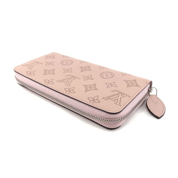 imgrc0118121000 Louis Vuitton Monogram Mahina Wallet Long Round Zipper Rose