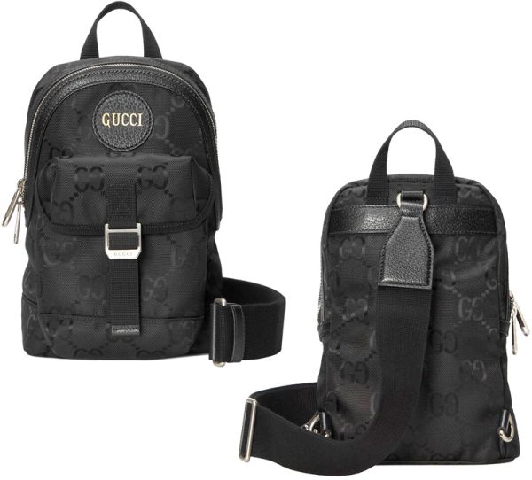 imgrc0118368686 Gucci Crossbody Bag Sling Backpack Leather Black