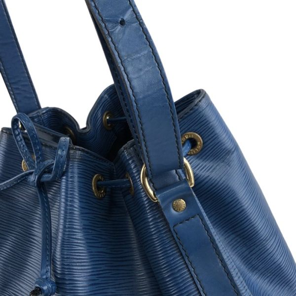 imgrc0119401996 Louis Vuitton Petit Noe Epi Shoulder Leather Drawstring Bag Blue