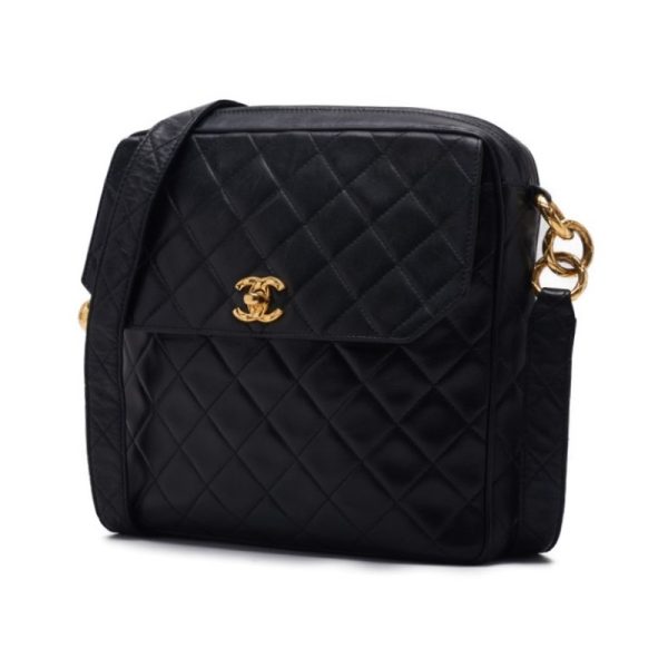 imgrc0124201712 Chanel Matelasse Ball Charm Lambskin Shoulder Bag Black