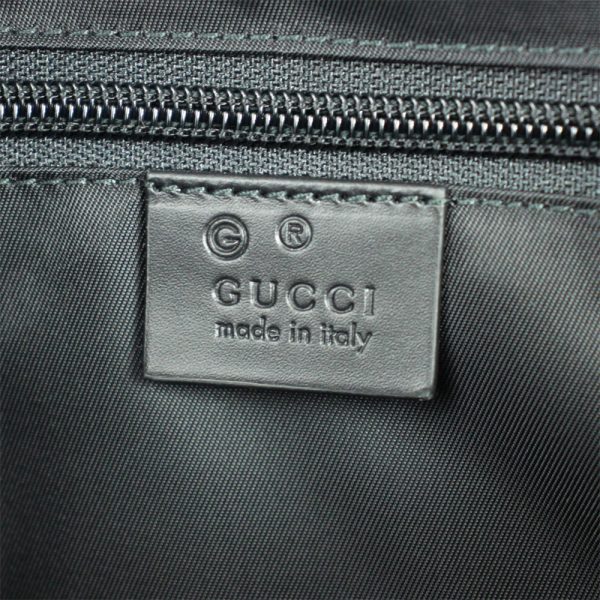 imgrc0146809658 Gucci Outlet Webbing Line Canvas Shoulder Bag Black