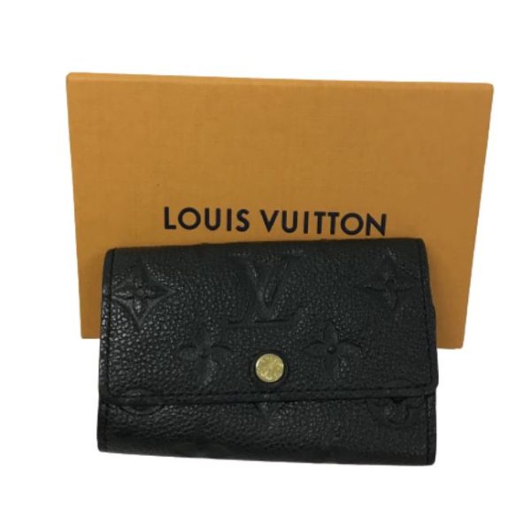 imgrc0156655865 Louis Vuitton Murctilet 6 Emplant 6 key Case Black