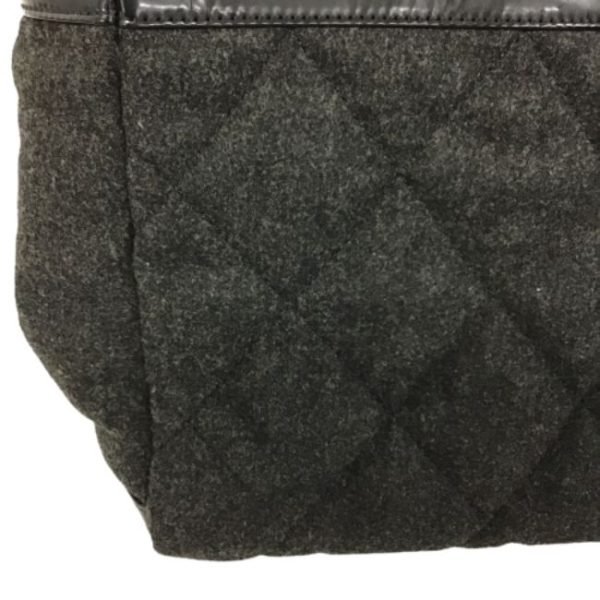 imgrc0157061920 Chanel Paris Biarritz Bag Tote Quilting Wool Black