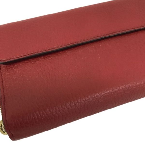 imgrc0160326793 Gucci Interlocking G Long Wallet Red