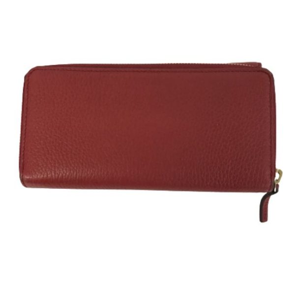 imgrc0160326796 Gucci Interlocking G Long Wallet Red