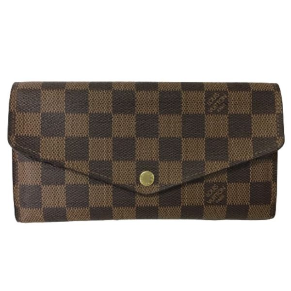 imgrc0160338341 Louis Vuitton Portefeuil Sarah Long Wallet Brown