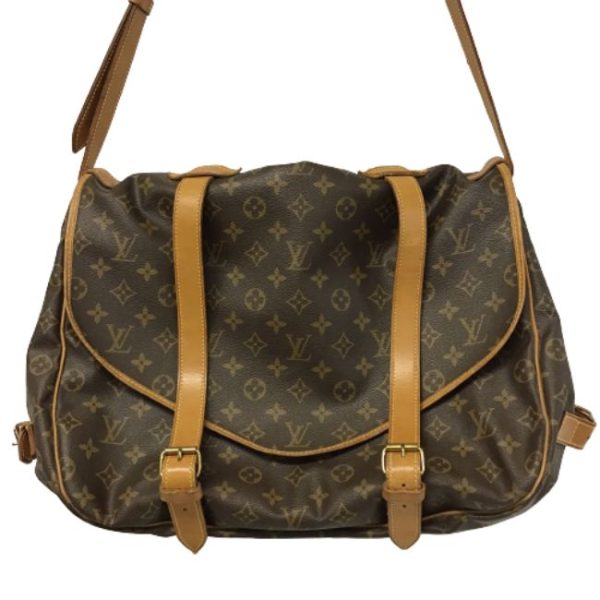 imgrc0160363565 Louis Vuitton Saumur 43 Monogram Shoulder Brown