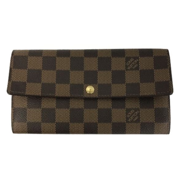 imgrc0164291464 Louis Vuitton Portefeuille Sarah Long Wallet Brown