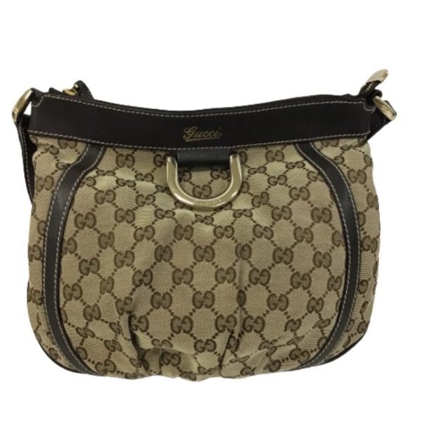 imgrc0164355864 Gucci GG Canvas Shoulder Bag Beige