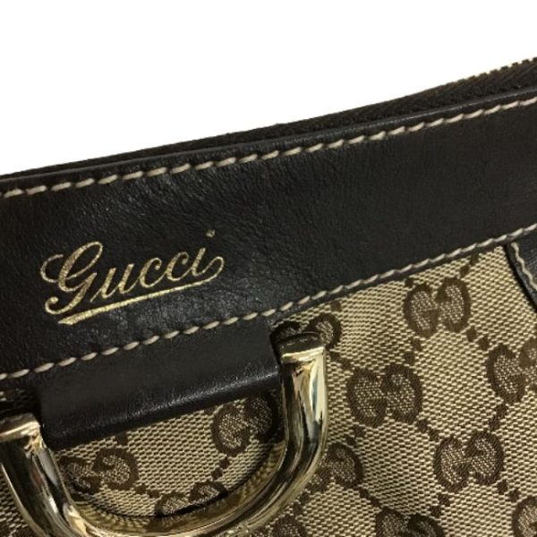 imgrc0164355866 Gucci GG Canvas Shoulder Bag Beige