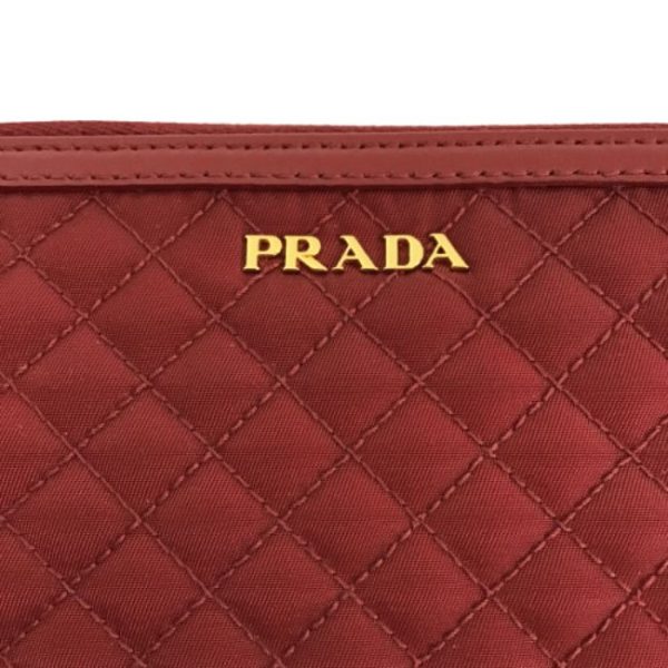 imgrc0166668570 Prada Quilting Quilt Long Wallet Red