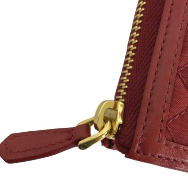 imgrc0166668572 Prada Quilting Quilt Long Wallet Red