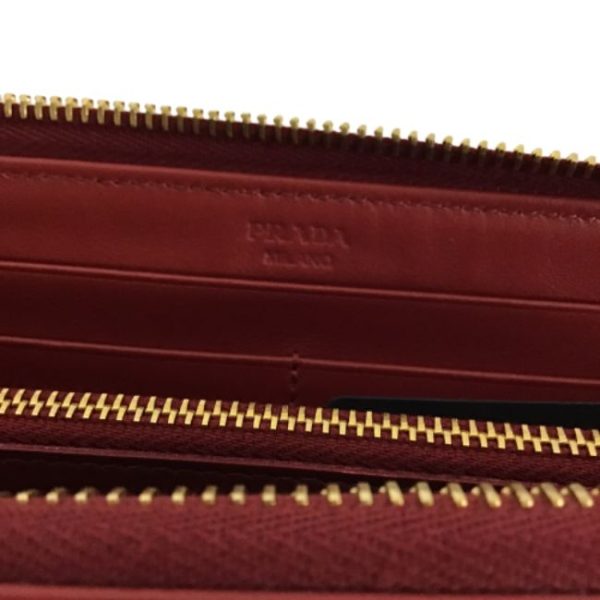 imgrc0166668576 Prada Quilting Quilt Long Wallet Red