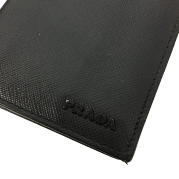 imgrc0170808322 Prada Saffiano Saffiano Bi fold Long Wallet Black