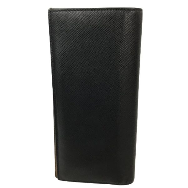 imgrc0170808323 Prada Saffiano Saffiano Bi fold Long Wallet Black