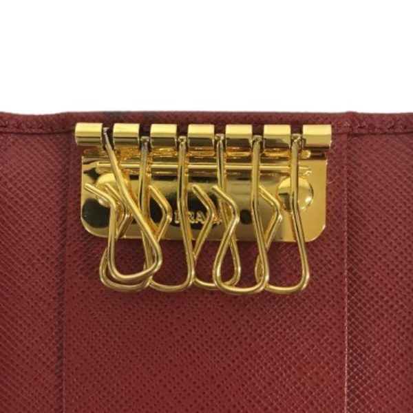 imgrc0176915829 Prada Saffiano Key Case Red