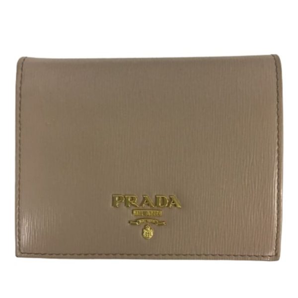 imgrc0182439516 Prada Saffiano Bifold Wallet Beige