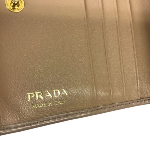 imgrc0182439638 Prada Saffiano Bifold Wallet Beige