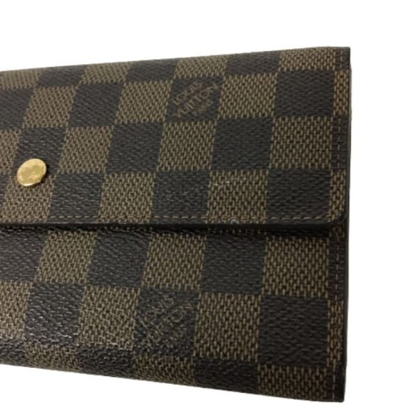 imgrc0183248808 Louis Vuitton Damier Portefeuil Long Wallet Brown