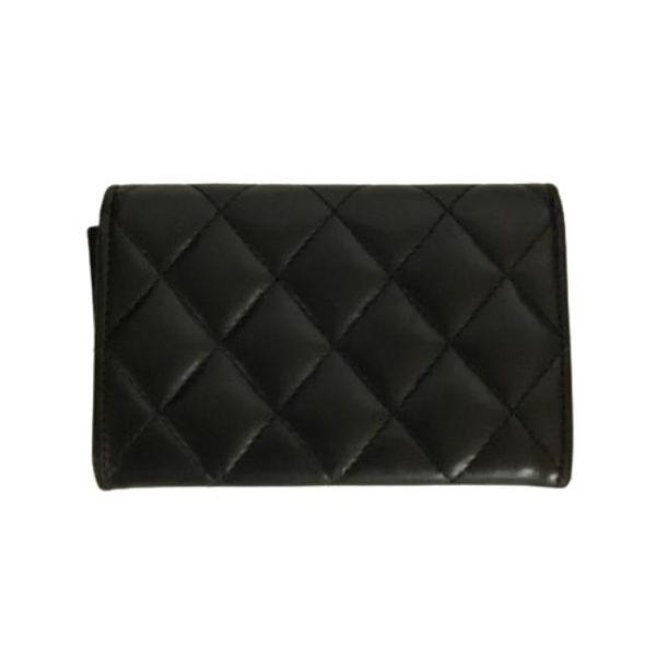 imgrc0188787678 Chanel Card Case Lambskin Black