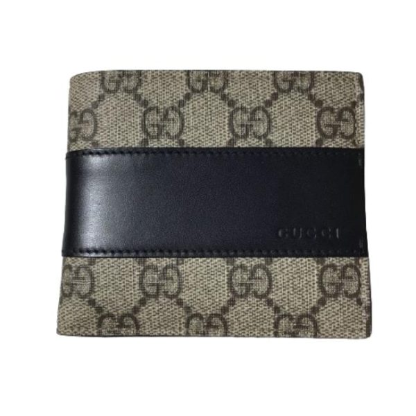 imgrc0199048603 Gucci GG Supreme Bifold Wallet Black