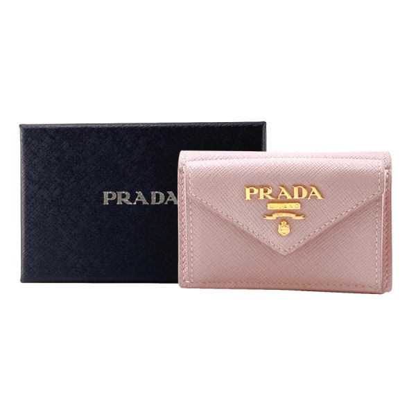 imh021qwafoe18 06 Prada Wallet Leather Pink