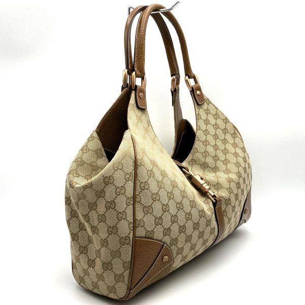 it02ydwltjqk 3 Gucci New Jackie Leather Shoulder Bag Beige