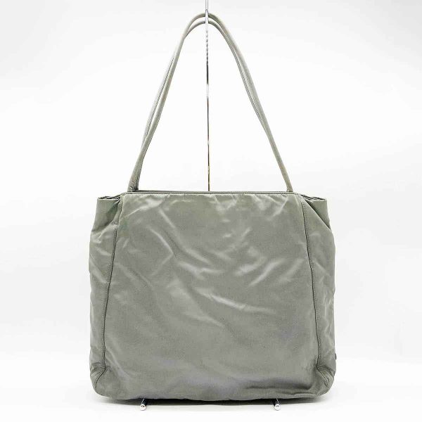 it0iaw4iip28 1 Prada Nylon Tote Shoulder Bag Gray