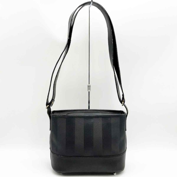 it0jv043q1la 2 Fendi Pekan PVC Crossbody Bag Black