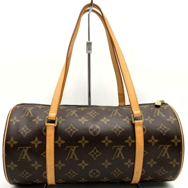 it10610x88y0 2 Louis Vuitton Old Papillon Shoulder Bag Monogram Brown