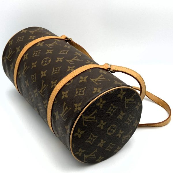 it10610x88y0 3 Louis Vuitton Old Papillon Shoulder Bag Monogram Brown