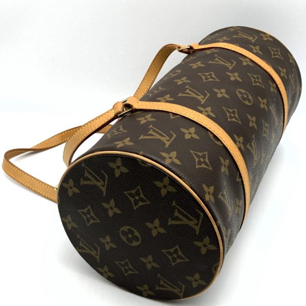 it10610x88y0 4 Louis Vuitton Old Papillon Shoulder Bag Monogram Brown