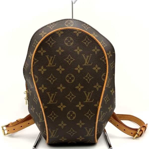 it180t18iuq2 1 Louis Vuitton Ellipse Sack Ad Backpack Daypack Monogram Canvas Brown