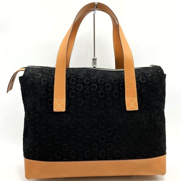 it1v31moh1f2 2 Celine Tote Bag Handbag Macadam Black Suede Leather