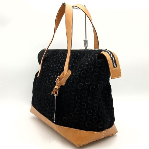 it1v31moh1f2 4 Celine Tote Bag Handbag Macadam Black Suede Leather