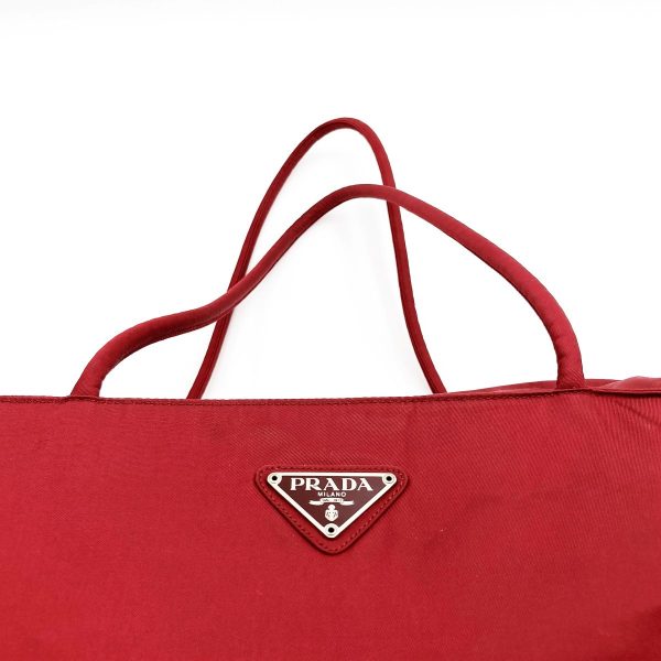 it2axa811vhc 8 Prada Nylon Shoulder Bag Red