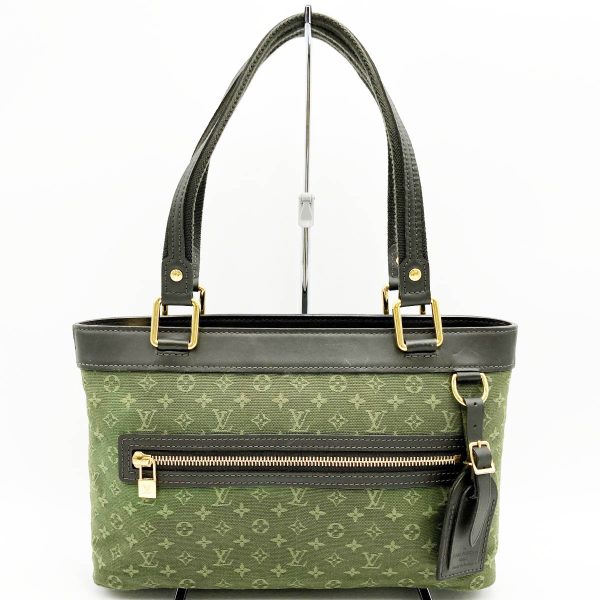 it2jdqo2hpai 1 Louis Vuitton Lucille PM Shoulder Bag Monogram Mini Green