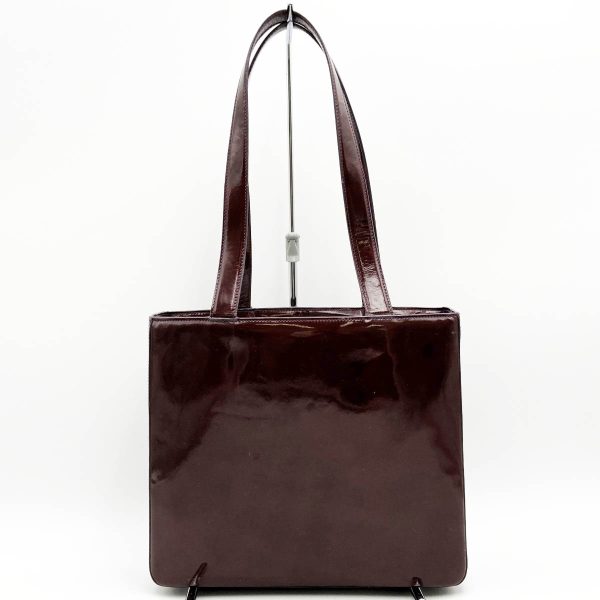 it2xuhqr7yz1 2 Chanel Patent Leather Logo Tote Shoulder Bag Bordeaux