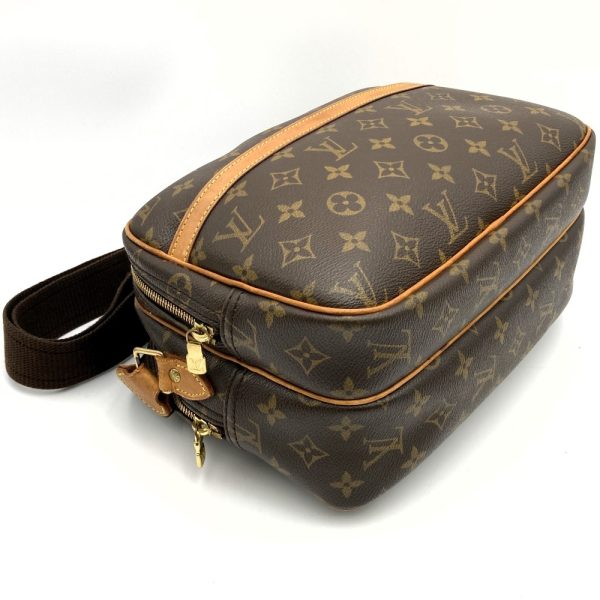 it3biovdrxu8 5 Louis Vuitton Reporter PM Crossbody Shoulder Bag Monogram Canvas Brown