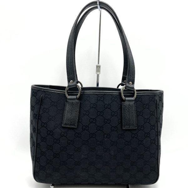 it3cqr4yvbm8 1 Gucci GG Canvas Tote Bag Black